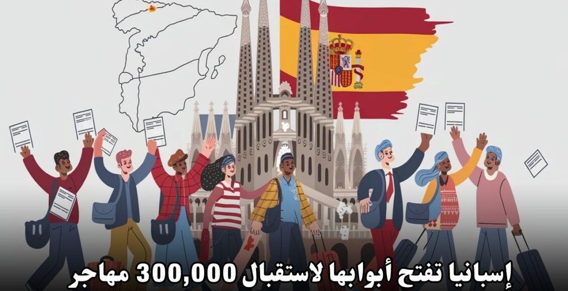 إسبانيا تفتح أبوابها لاستقبال 300,000 مهاجر سنويًا: فرصة ذهبية لعمل قانوني وحياة مستقرة