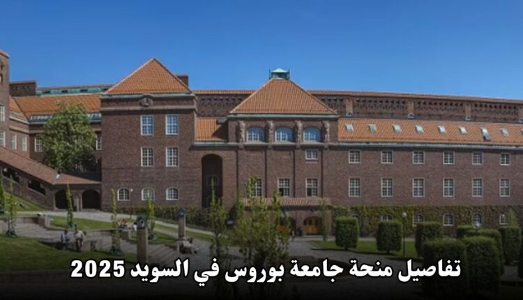 تفاصيل منحة جامعة بوروس في السويد 2025