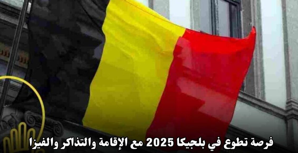 فرصة تطوع في بلجيكا 2025 مع الإقامة والتذاكر وفيزا الشنغن