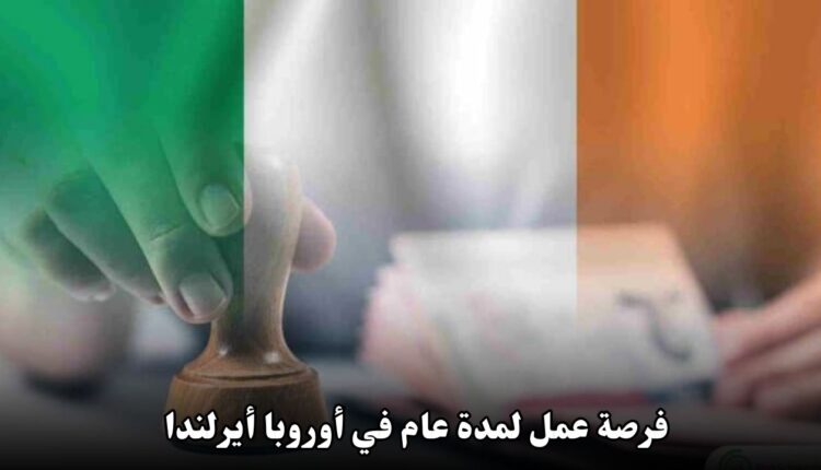 فرصة عمل لمدة عام في أوروبا | انتقال مجاني مع تأشيرة وإقامة في أيرلندا