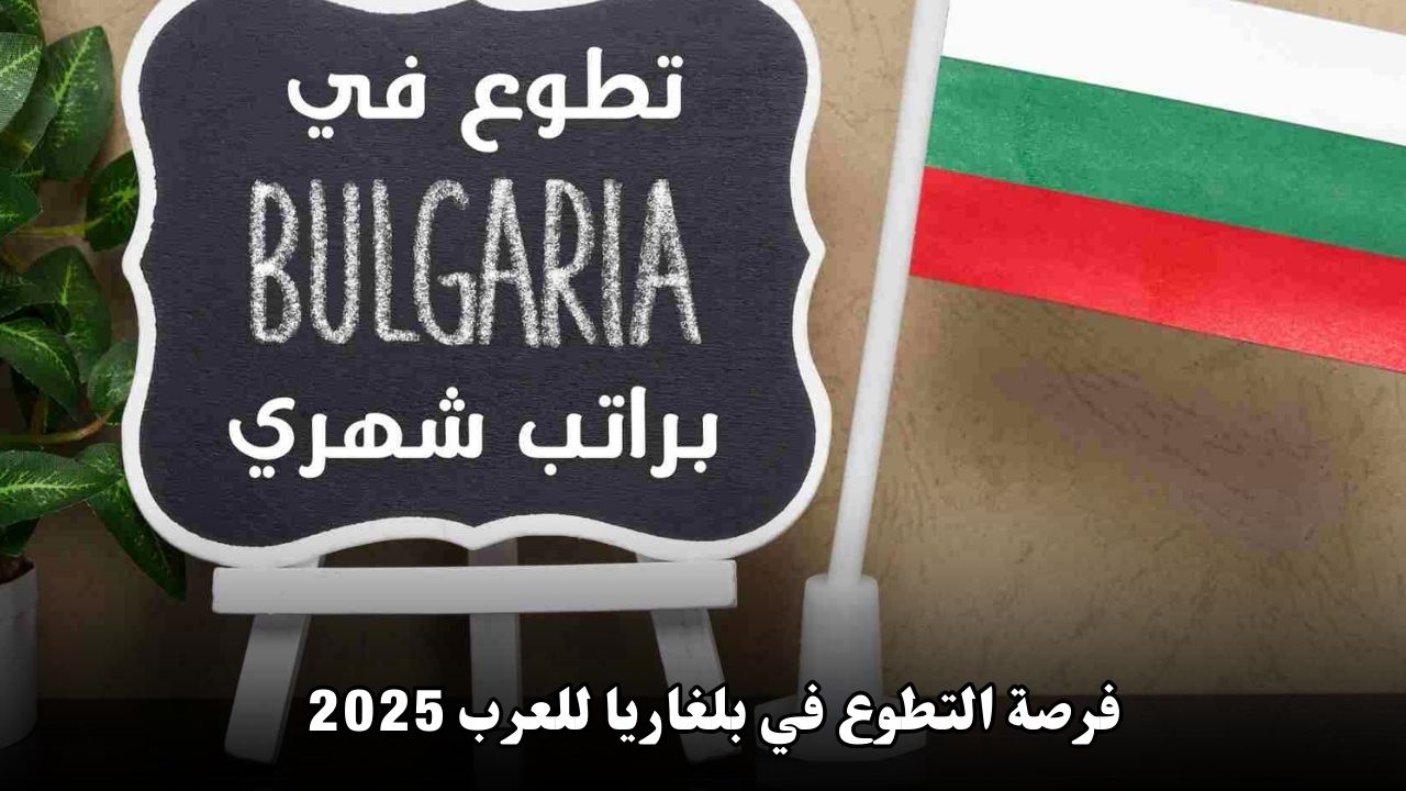 فرصة التطوع في بلغاريا للعرب 2025
