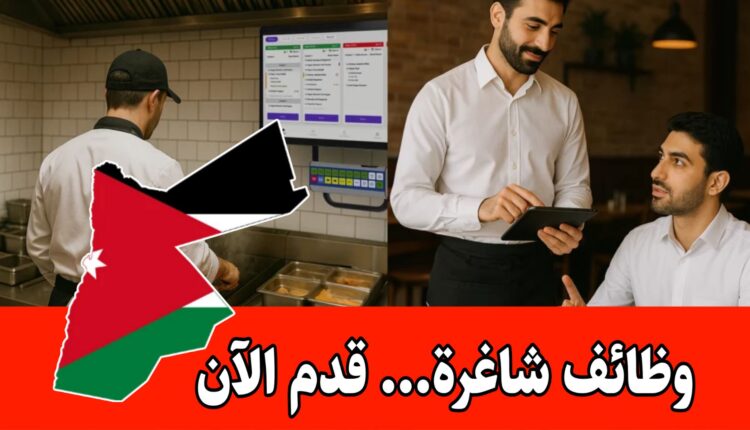 إعلان صادر عن مطعم يعلن عن وظائف متاحة: قسم استقبال طلبات برواتب مميزه